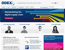 Tablet Screenshot of ddex.net